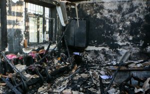 علت آتش سوزی کمپ ترک اعتیاد لنگرود