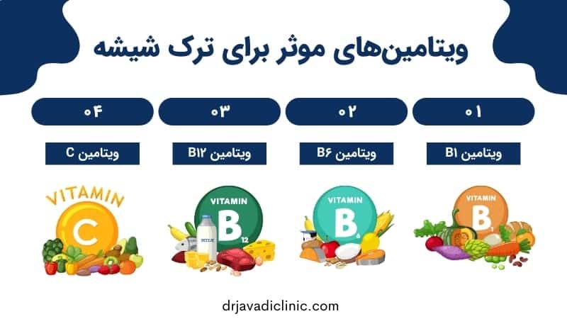 ویتامین‌های موثر برای ترک شیشه